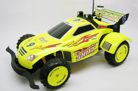 Gear Shift, R/C size-13 inches in Floresent Green by Nikko