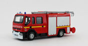 Renault Premium Fire Truck, scale 1:50 in Red by Bburago, diecast miniature scale model fire truck