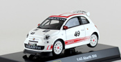 Abarth 500, scale 1:43 by Bburago, diecast miniature scale model race car