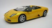 Lamborghini Murcielago Roadster scale 1:18 in Yellow by Bburago diecast scale model car