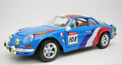 Alpine Renault A110 1600S 1971, scale 1:18 in Blue by Bburago