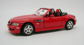 BMW M Roadster, scale 1:24 in Red by Bburago