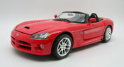 Dodge Viper SRT-10, scale 1:18 in Red by Bburago