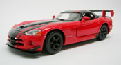 Dodge Viper SRT10 ACR, scale 1:24 in Red by Bburago