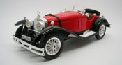 Mercedes-Benz SSK (1928), scale 1:18 in Red by Bburago