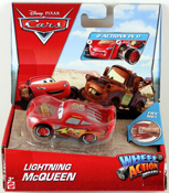 Lightning McQueen - Disney Pixar CARS by Mattel, Disney-Pixar CARS Wheel Action Drivers, miniature character model car toy.
