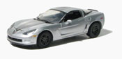 Chevrolet Corvette Z06 CSR 2009, scale 1:64 in Silver by GreenLight, diecast scale model car
