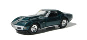 Chevrolet Corvette ZR2 1971, scale 1:64 in Green by GreenLight, diecast scale model car