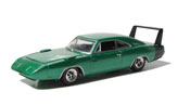 Dodge Charger Daytona 1969, scale 1:64 in Green by GreenLight, diecast scale model car, available online in India.
