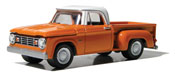 Dodge D-100 1965, scale 1:64 in Orange by GreenLight,Route 66 Series-1, diecast scale model car