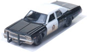 Dodge Monaco 1974, scale 1:64 in Black by GreenLight, Hollywood series-1, diecast scale model car