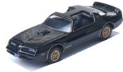 Pontiac Trans Am 1977, scale 1:64 in Black by GreenLight, Hollywood series-1, diecast scale model car