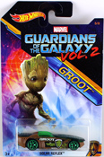 Solar Reflex - Groot in Brown-Green by Hot Wheels, diecast miniature model car, Hot Wheels toy, The Guardians Of The Galaxy Vol 2 theme by Hot Wheels, available online in India at www.dreamcarmodels.com