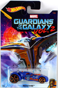 Rocketfire in Blue-Orange by Hot Wheels, diecast miniature model car, Hot Wheels toy, The Guardians Of The Galaxy Vol 2 theme by Hot Wheels, available online in India at www.dreamcarmodels.com