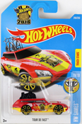 Tour De Fast in Red-Yellow by Hot Wheels, diecast miniature scale model car, Hot wheels toy, Hot Wheels car, toy car, kids toys, toys for boys, vehicle toys, available online in India at www.dreamcarmodels.com