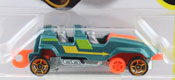 Loopster in Green-Orange by HotWheels, diecast miniature scale model car toy.