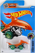 Shark Bite in Orange-Green by Hot Wheels, diecast miniature scale model car, Hot wheels toy, Hot Wheels car, toy car, kids toys, toys for boys, vehicle toys, available online in India at www.dreamcarmodels.com