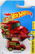 Roller Toaster in Red by Hot Wheels, diecast miniature scale model car, Hot wheels toy, Hot Wheels car, toy car, kids toys, toys for boys, vehicle toys, available online in India at www.dreamcarmodels.com