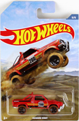 Subaru Brat in Red by Hot Wheels, diecast miniature scale model off road truck, Hot wheels off road truck, Hot Wheels toy, Hot Wheels Off Road Truck series, Hot Wheels Off Road Truck collection.