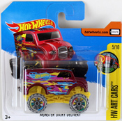 Monster Dairy Delivery in Maroon-Yellow by Hot Wheels, diecast miniature scale model car, Hot wheels toy, Hot Wheels car, toy car, kids toys, toys for boys, vehicle toys, available online in India at www.dreamcarmodels.com