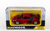 Audi R8 GT, size 4.5 inch in Red by Innovador, diecast miniature scale model car.
