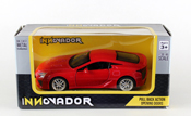 Lexus LFA, size 4.5 inch in Red by Innovador, diecast miniature scale model car, toy car, kids toys.