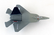 Lockheed YF-22, length 10 cms in Grey by Motormax, miniature diecast scale model plane