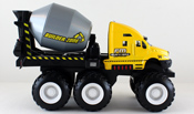 Mixer Truck, size 21 cms in Yellow by Maisto, miniature diecast scale model truck.