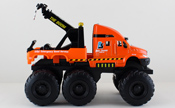 Tow Truck, size 18.5 cms in Orange by Maisto, miniature diecast scale model truck.