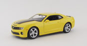 Chevrolet Camaro SS RS 2010, scale 1:24 in Yellow by Maisto, diecast scale model car