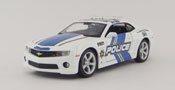 Chevrolet Camaro SS RS 2010 Police, scale 1:24 in White by Maisto, diecast scale model car