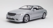 Mercedes-Benz CL63 AMG, scale 1:24 in Silver by Maisto, miniature diecast scale model car, available online in India.