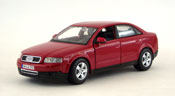 Audi A4, scale1:24 in Red by Maisto, diecast scale model car