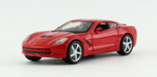 Corvette Stingray 2014, size 4 inch in Red by Maisto, diecast miniature size model car.