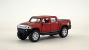 Hummer H3T 2009, size 4.5 inch in Orange by Maisto, diecast scale model car_suv