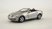 Mercedes-Benz SLK, size 4.5 inch in Silver by Maisto, diecast scale model car