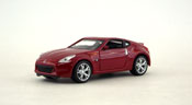 Nissan 370Z 2009, size 4.5 inch in Red by Maisto, diecast scale model car