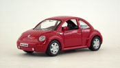 Volkswagen New Beetle, size 4.5 inch in Red by Maisto, diecast scale model car