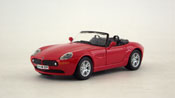 BMW Z8, size 4.5 inch in Red by Maisto, diecast scale model car
