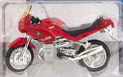 BMW R1100 RS, scale 1:18 in Red by Maisto, miniature diecast scale model bike