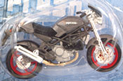 Ducati, scale 1:18 in Grey by Maisto, miniature diecast scale model bike
