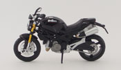 Ducati Monster 696, scale 1:12 in Black by Maisto, Miniature diecast scale model bike