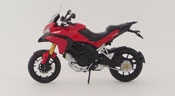 Ducati MultiStrada 1200S, scale 1:12 in Red-Black by Maisto, diecast scale model bike