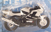 Honda CBR 600F4i, scale 1:18 in Black-Silver by Maisto, miniature diecast scale model bike