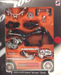 FLSTCI Softail Springer Classic 2005, Harley Davidson, Assembly Kit, scale 1:18 in Black by Maisto, miniature diecast scale model bike assembly kit