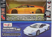 Lamborghini Murcielago LP640-Assembly Kit, scale 1:24 in Orange by Maisto, diecast scale model car Assembly kit