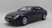 Mercedes-Benz CLS Class, scale 1:18 in Metallic Blue by Maisto, diecast scale model car, available online in India