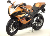 Suzuki GSX R1000, scale 1:12 in Golden Brown by Maisto, miniature diecast scale model bike