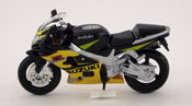Suzuki GSX R600, scale 1:18 in Black-Yellow by Maisto, diecast scale model bike