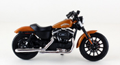 Sportster Iron 883 2014 - Harley Davidson, scale 1:18 in Copper by Maisto, diecast miniature scale model bike, Harley Davidson bike model